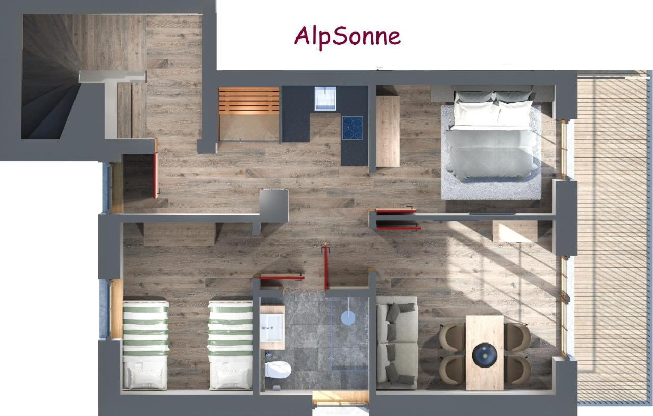 Alpfee Lechtal Apartman Bach  Kültér fotó